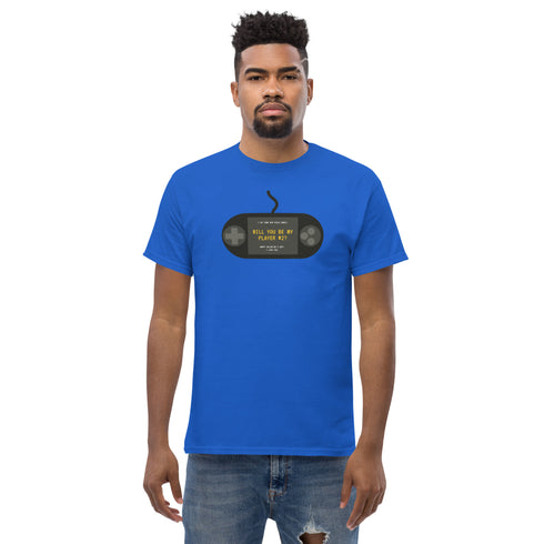 "Will You Be My Player 2" Geeky Valentine's Tee